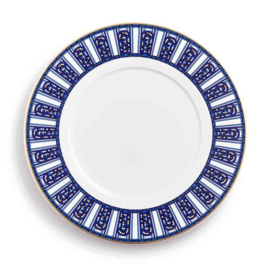 Baccarat Arcadia Blue Dessert Plates, Set of 2