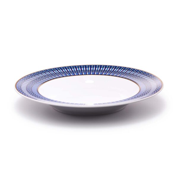 Baccarat Arcadia Blue Soup Bowls, Set of 2