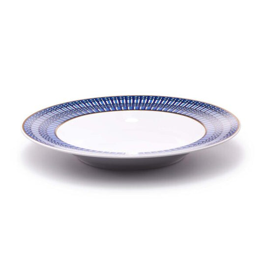 Baccarat Arcadia Blue Soup Bowls, Set of 2