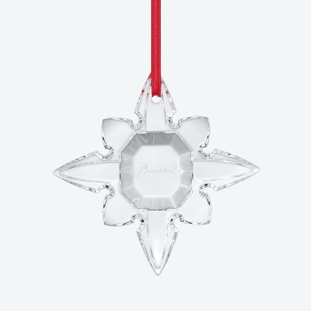 Baccarat Noël Clear Ornament Octogone 2026