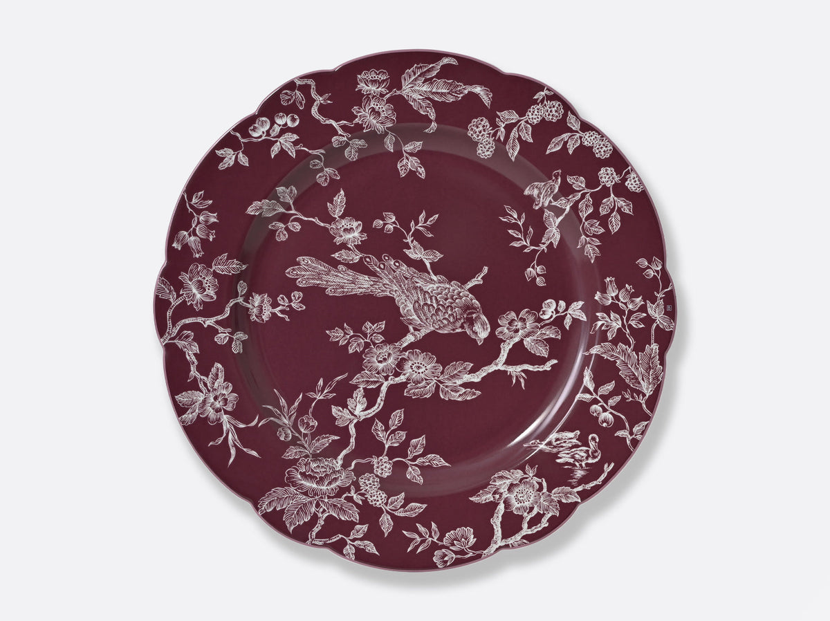 Bernardaud Albertine Prune Color Service Plate 11.4 inches