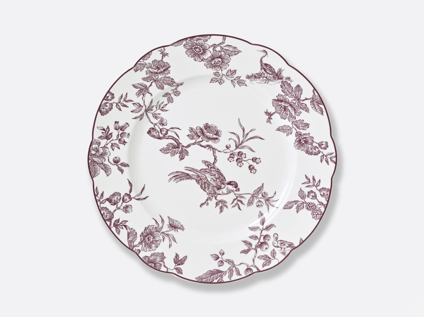 Bernardaud Albertine Prune Dinner plate 10.5''