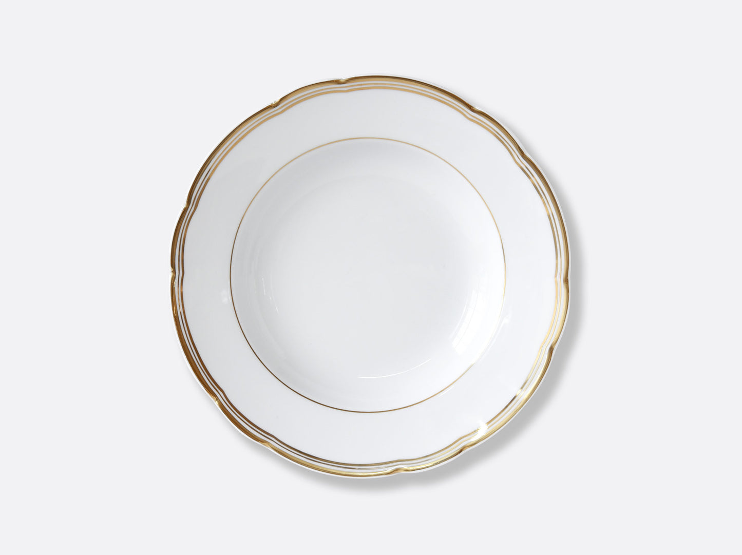 Bernardaud Pompadour Rim soup 9"