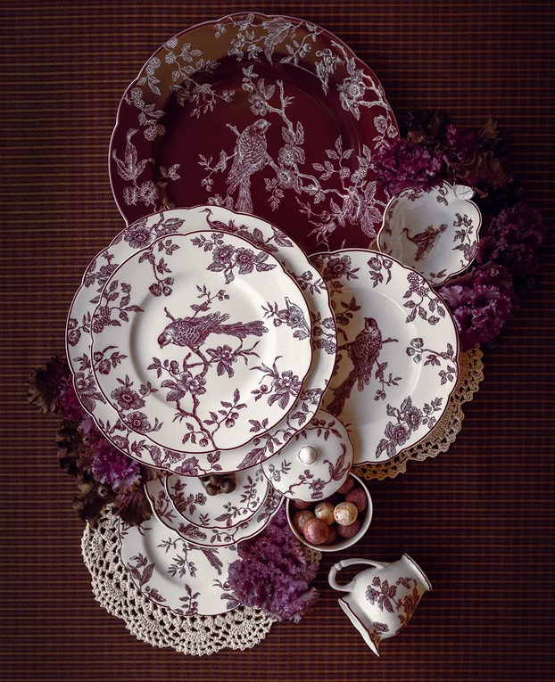 Bernardaud Albertine Prune Color Service Plate 11.4 inches