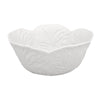 Vista Alegre White Cabbage Salad Bowl Large Bordallo Pinheiro