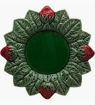 Vista Alegre Strawberries Charger Plate Bordallo Pinheiro