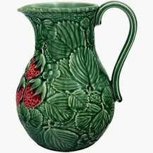 Vista Alegre Strawberries Pitcher Bordalloo Pinheiro