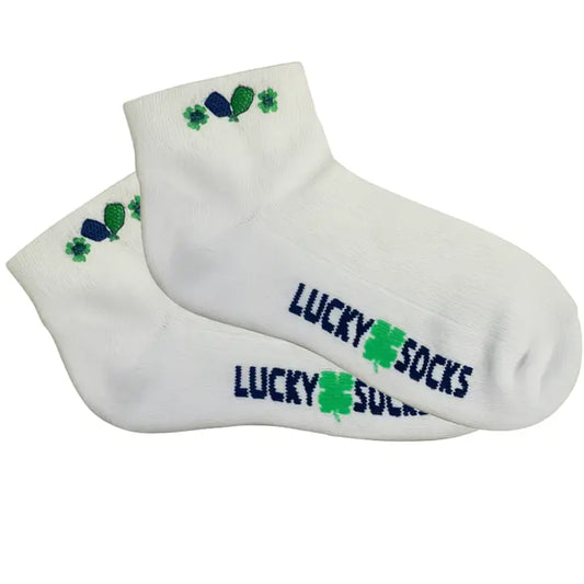 Born To Rally Lucky Socks Pickleball Embroidered