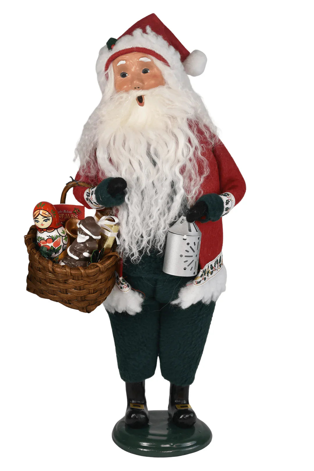 Byers Choice Holly Jolly Santa 2025
