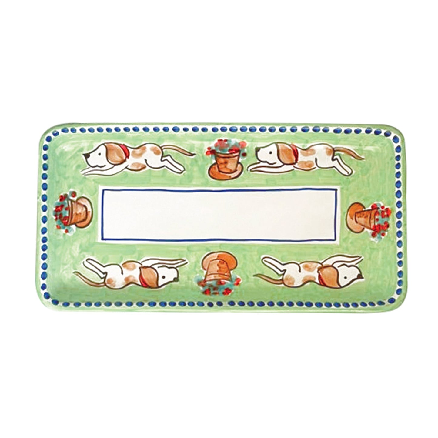 Vietri Campagna Cane (Dog) Rectangular Platter