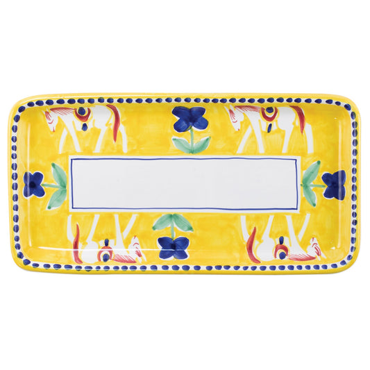 Vietri Campagna Cavallo (Horse) Rectangular Platter