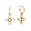 Capucine De Wulf Aurora Hoop Earrings Reversible with Charm