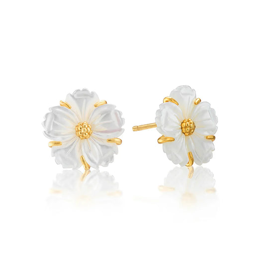 Capucine De Wulf Petite Mermaid Garden Stud Earrings