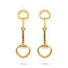 Capucine De Wulf Equestrian Earrings Snaffle Bit Earrings - Gold