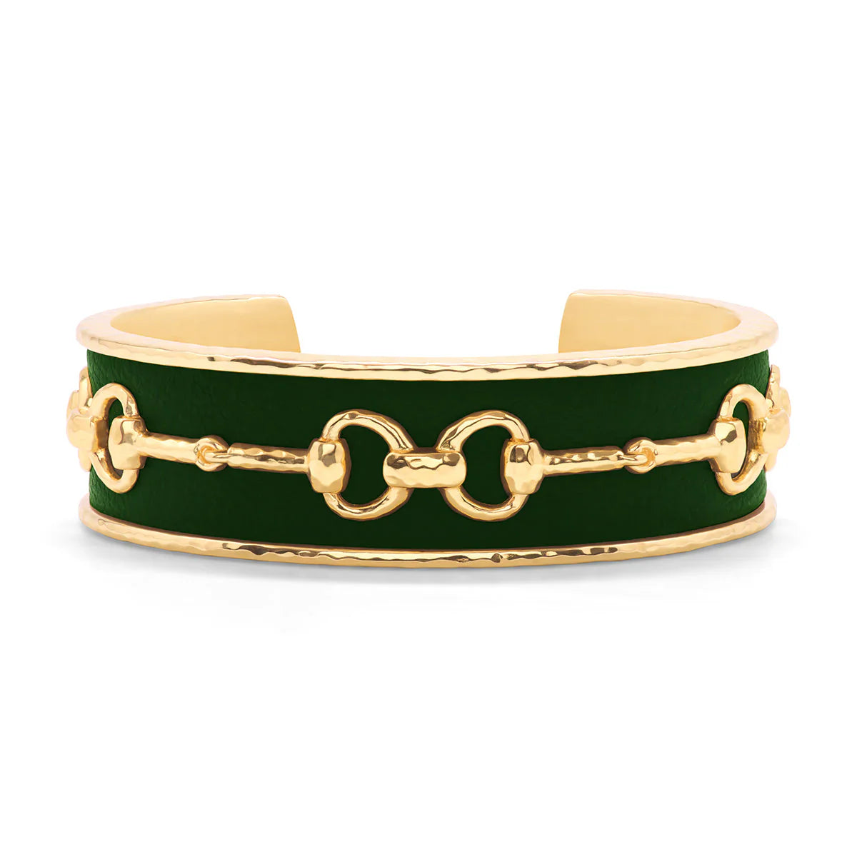 Capucine De Wulf Equestrian Forest Cuff Bracelet Snaffle Bit