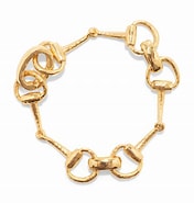 Capucine de Wulf Bracelet Equestrian Snaffle Bit Gold