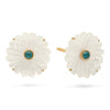 Capucine De Wulf Mermaid Flower Stud Earrings