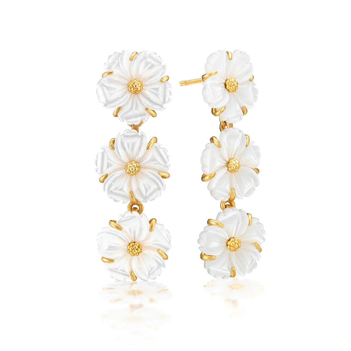 Capucine De Wulf EAR Linear Mermaid Garden Petite Earrings -