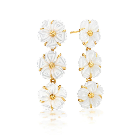 Capucine De Wulf EAR Linear Mermaid Garden Petite Earrings -