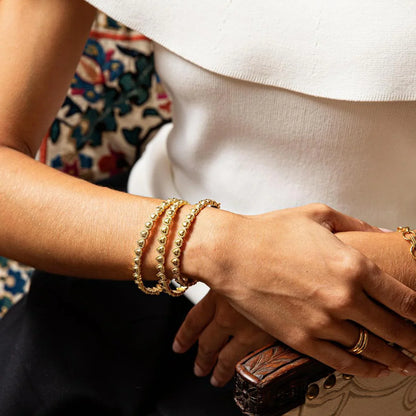 Capucine De Wulf Bangle Love Petite Hinged Bangle - Gold