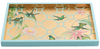 Caspari  Hummingbird Rec Tray Small Hummingbird Trellis 13.45"L x 9"W x 1"H