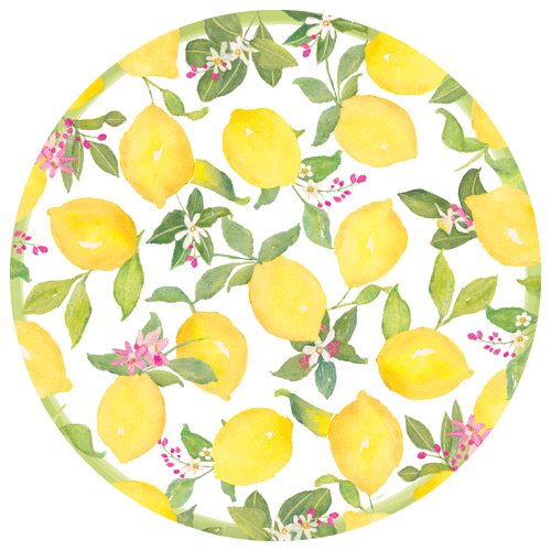 Caspari Limoncello Paper Placemats Set of 12