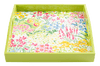 Caspari Tray Meadow Flowers Square Tray