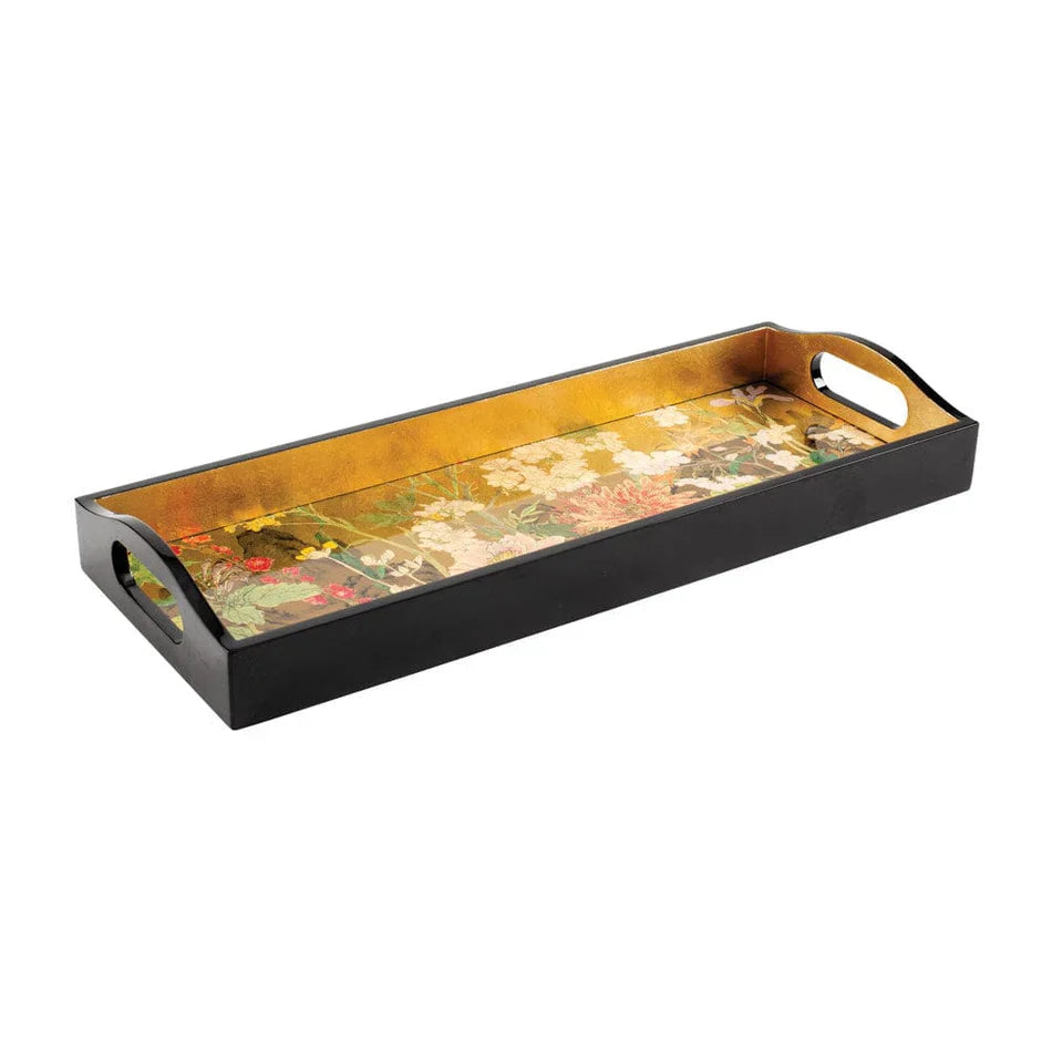 Caspari Mountain High Lacquer Bar Tray 20 x 8