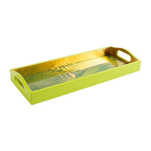 Caspari Palm Fronds Bar Tray 20 x 8