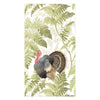 Caspari Turkey Among Ferns Guest Towels - includes 15 Guest Towels
