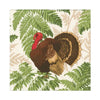 Caspari Turkey Among Ferns Luncheon Napkins