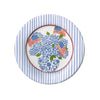 Caspari Flags and Hydrangeas Paper Salad & Dessert Plates - 8 Per Package