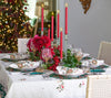 Kim Seybert Placemats: Tidings in Red, Green & Gold, Set of 2