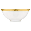 Christofle Malmaison Porcelain Chinese Soup Bowl Gold finish