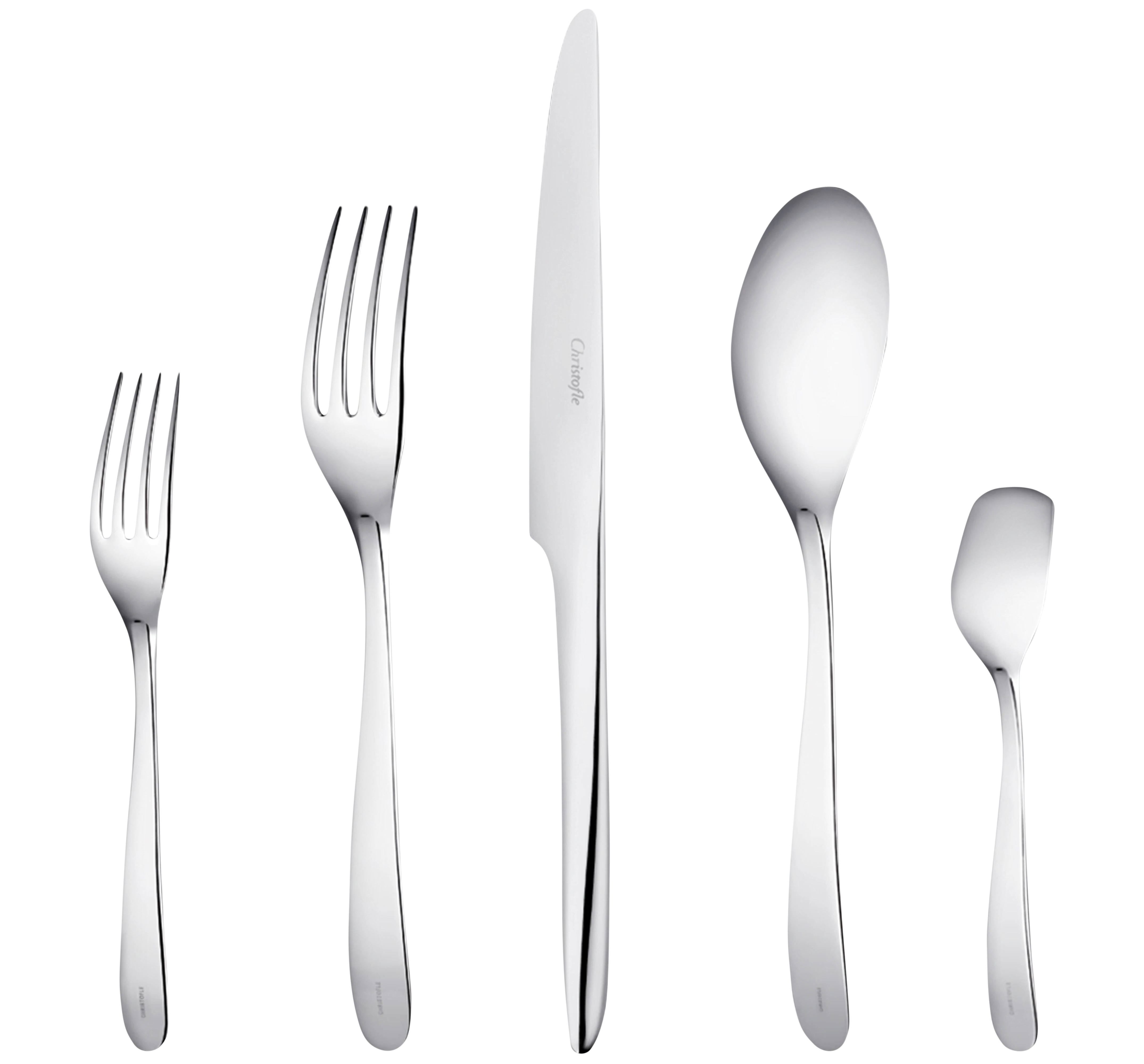 Christofle L'Ame Flatware: 5-Piece Set, Stainless Steel