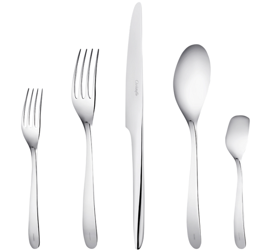 Christofle L'Ame Flatware: 5-Piece Set, Stainless Steel