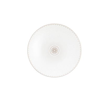 Christofle Malmaison Impériale Porcelain Dessert/Luncheon/Salad plate Platinum Finish