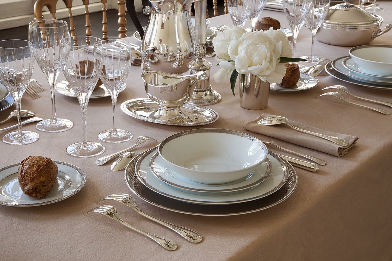 Christofle Malmaison Bottle Coaster, Silver-Plated