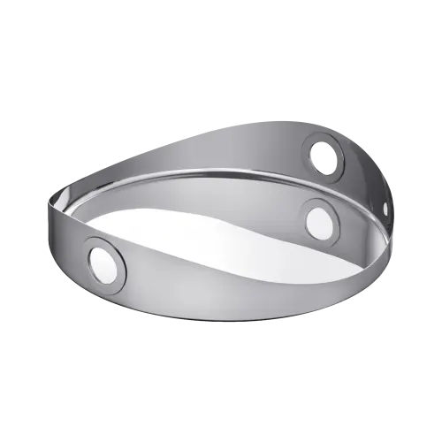 Round Tray Oh De Christofle Stainless 16 inches