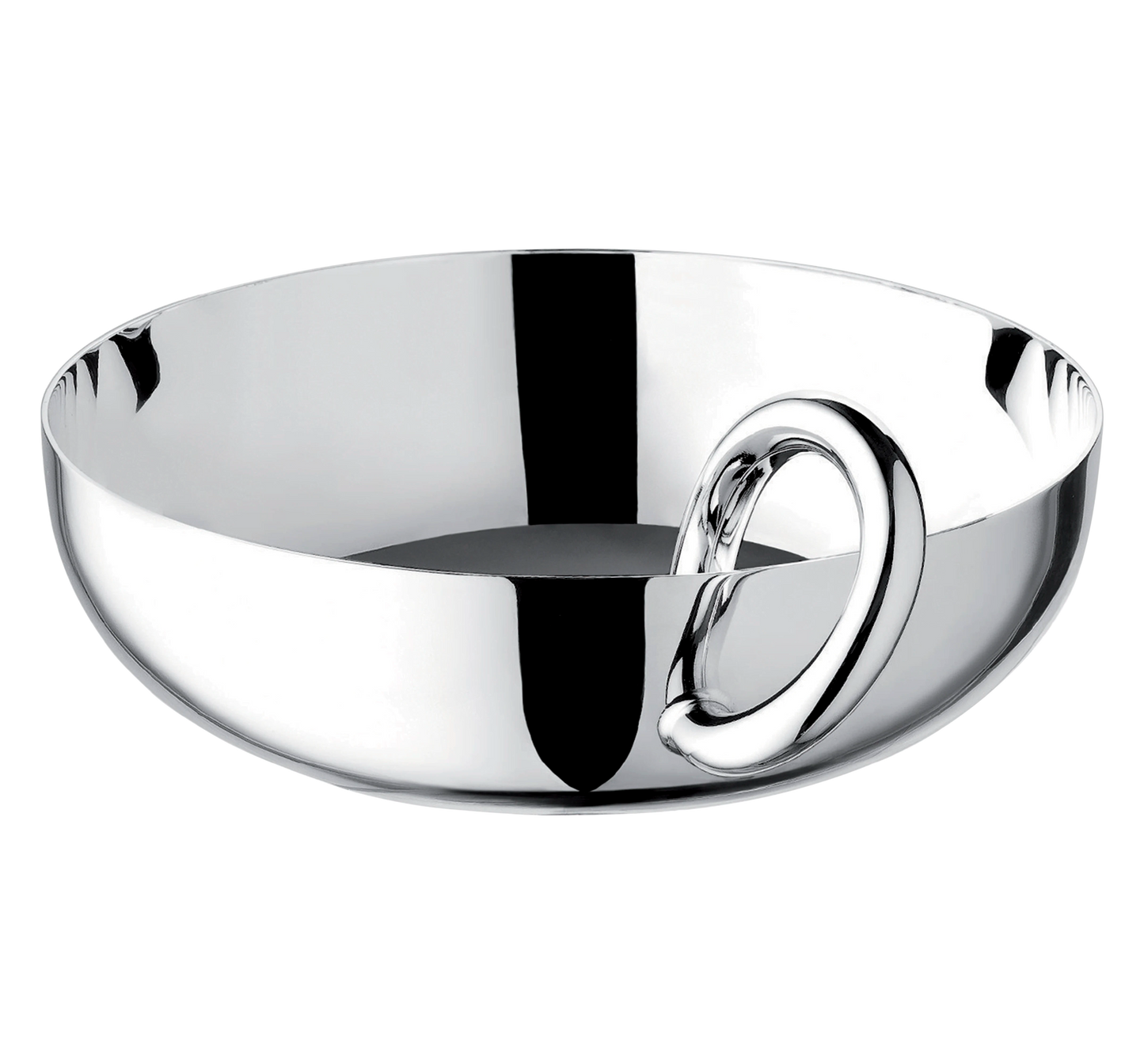 Christofle Vertigo Snack Trinket Bangle Bowl - Medium, Silver-Plated