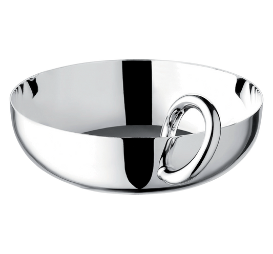 Christofle Vertigo Snack Trinket Bangle Bowl - Medium, Silver-Plated