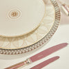 Christofle Malmaison Impériale Porcelain Dessert/Luncheon/Salad plate Gold Finish