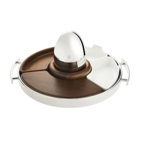 Christofle MOOD Coffee Tray Stainless Steele with inserts