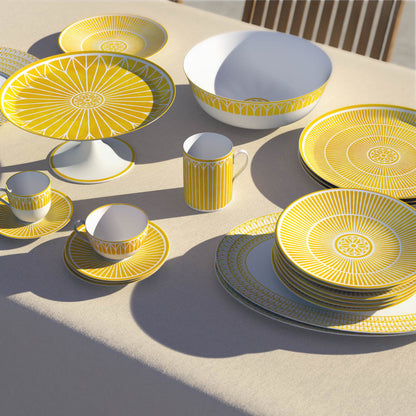 Christofle Malmaison Riviera Porcelain Pie Dish