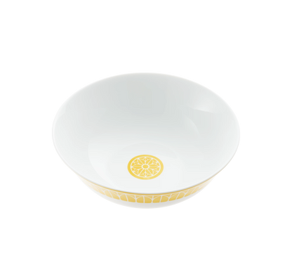 Christofle Malmaison Riviera Porcelain Salad Serving Bowl