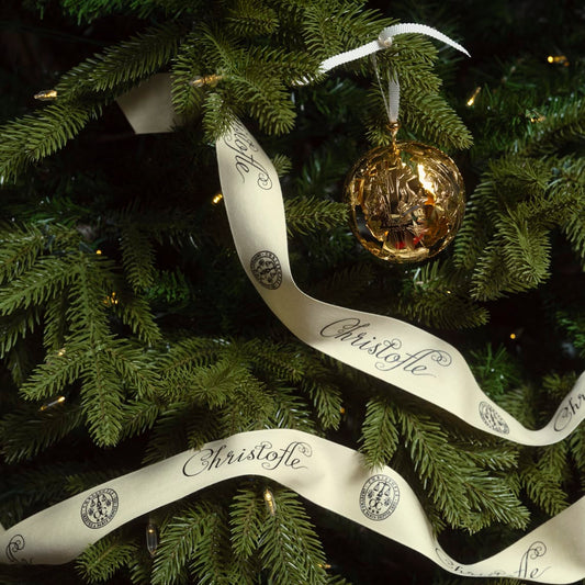 Christofle Gold-Tone Gilded Metal 2026 Edition Christmas Ornament