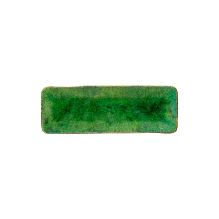 Costa Nova Rect Green Tray Riviera