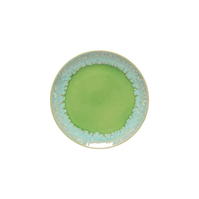 COSTA NOVA Salad/Dessert Lime Green Plate Taormina
