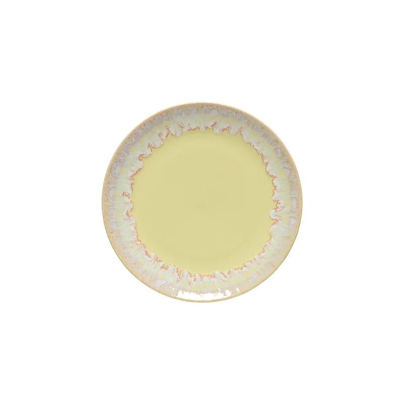 COSTA NOVA Salad/Dessert Yellow Plate Taormina