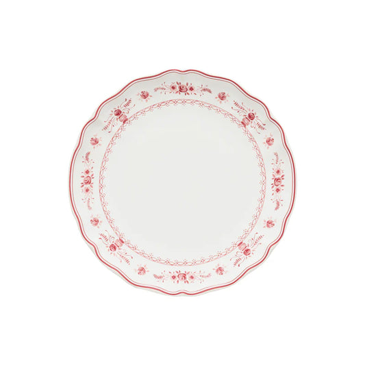 Costa Nova Dinner Plate Vila White Red